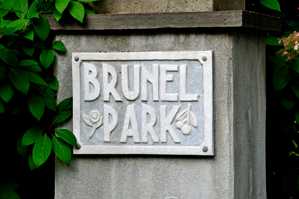 Brunel Park sign